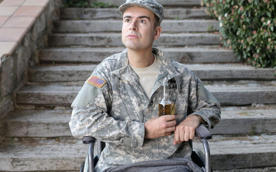 Substance addiction can affect by veterans