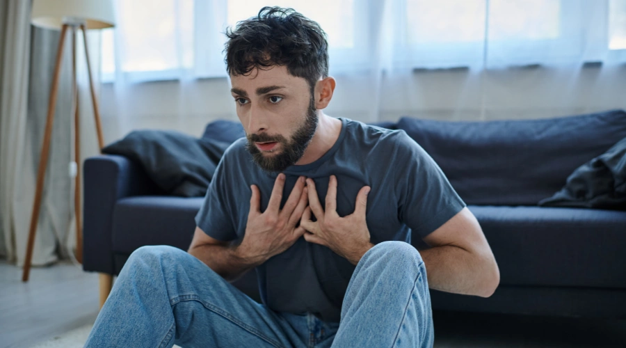 Image of a person with health risks associated with OPMS Black Liquid Kratom use